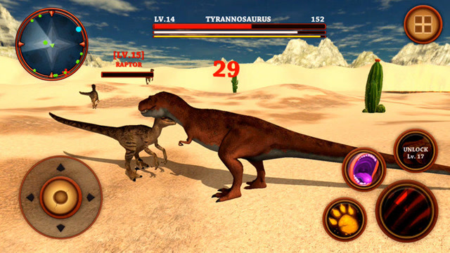 乐比小游戏恐龙大作战2期侏罗纪单脊龙险胜大boss