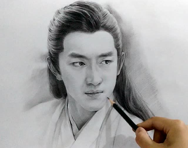 宇文玥 林更新,手绘素描楚乔传