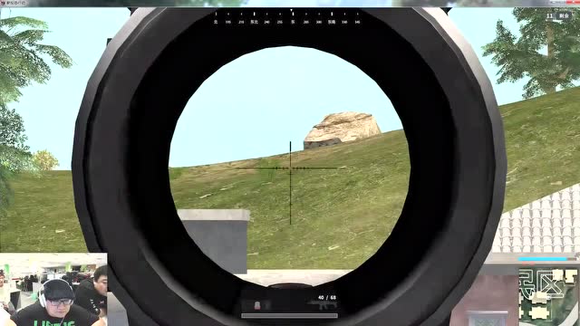 眼镜叔直播反恐行动兵王争霸模式吃鸡