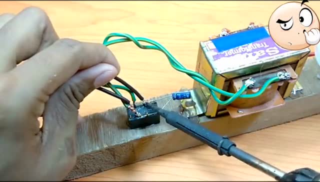 做一个简单的220v逆变器,在家里没有任何ic,晶体管