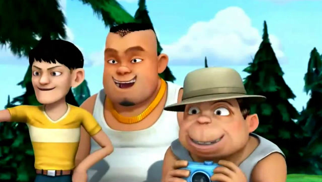 《熊出没》光头强带三个小流氓到森林赚钱,引起动物们的公愤