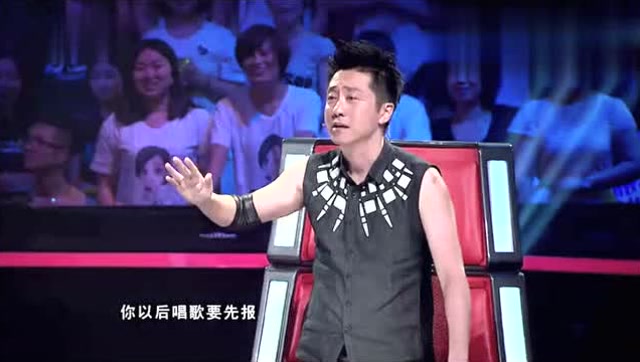哈林没想到学员是男的,还以为是女的,说以后唱歌要先报我是男的!