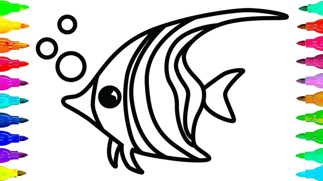 海鱼简单画法图片