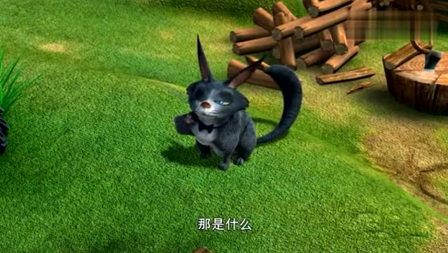 熊出没精选:光头强来到山洞,无意捡到一个古代澡盆,带回家洗澡咯!