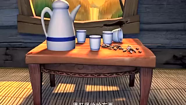 儿童动画片 熊大熊二跑光头强家捣乱,肥波英勇出来制止,不过结果悲剧