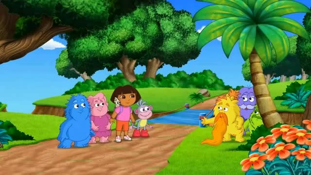 爱探险的朵拉第七季:小矮人需要地图君帮忙,找见表弟表妹!