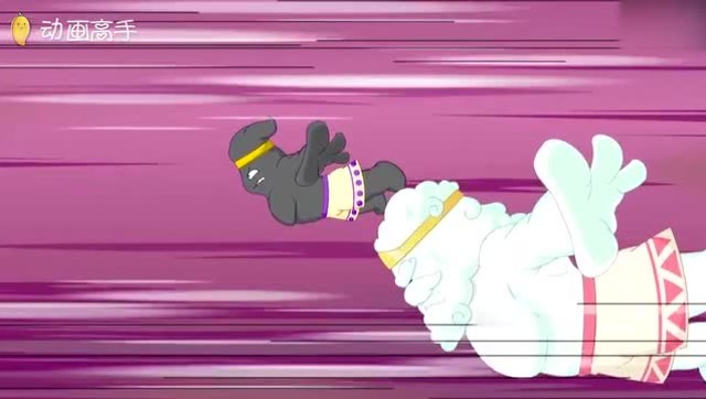 喜羊羊与灰太狼:云巨人还是有两手的,黑云人看起来有点怂了