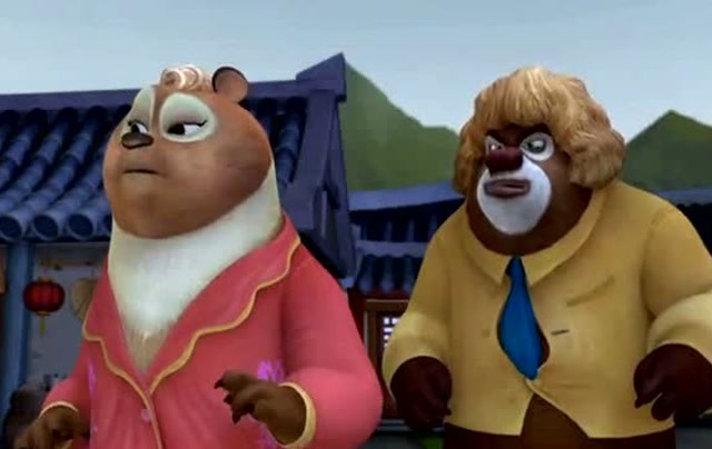 熊大和翠花干什么呢?