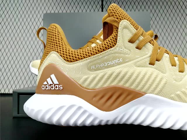 adidas alpha bounce 阿尔法休闲跑鞋细节实拍
