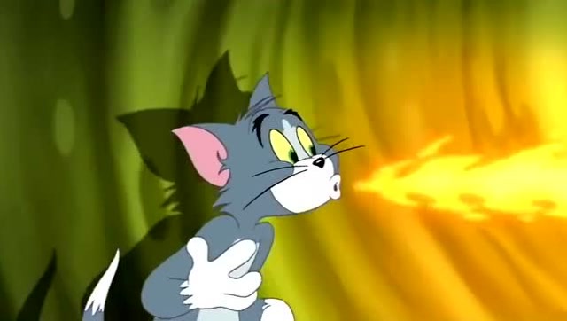 猫和老鼠:汤姆居然变成了喷火猫!连喷火龙都怕他!终于翻身了