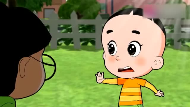 大头儿子:大头儿子好厉害,一个喷嚏帮朋友把"飞机"打下来了