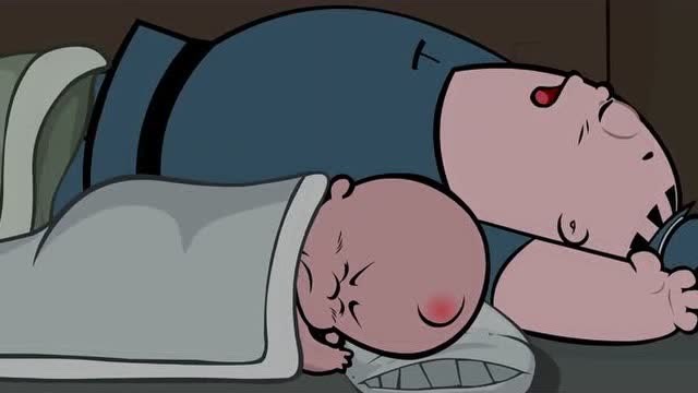 小破孩之破锣侠:大汉睡觉鼾声如雷,破孩实在忍无可忍!