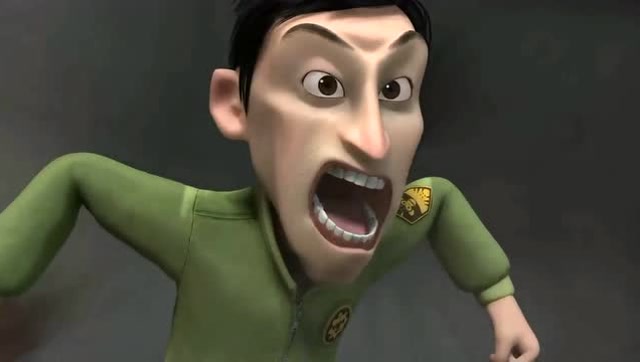 大马猴决战光头强,好像是小孩子玩过家家的游戏,太搞笑了吧!