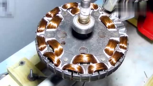 如何制作吊扇线圈缠绕机-自制绕线机