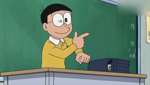 《哆啦a梦》大雄成为一名老师,没想到竟然成为了最受欢迎的老师