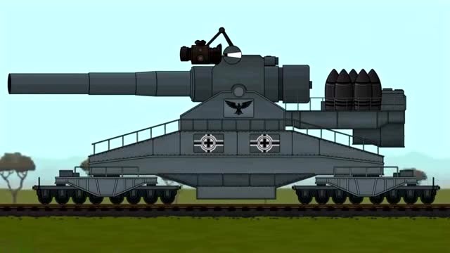 坦克世界游戏:在巨炮古斯塔夫面前,什么都是渣!