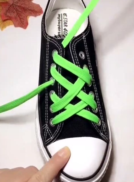 十字交叉鞋带系法,原来这才是最关键一步