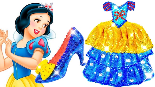 手工创意玩具:白雪公主漂亮鞋子