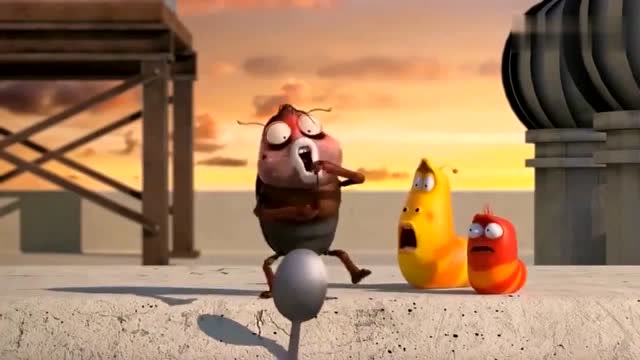 爆笑虫子:虫子们的平衡术太厉害了,这技术都能创造吉尼斯纪录了!