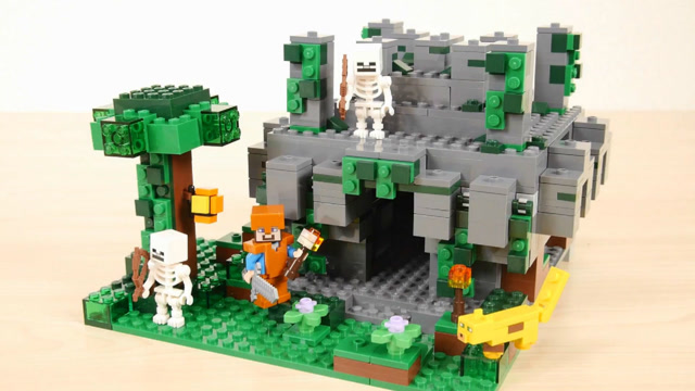 乐高积木我的世界系列21132 丛林神庙评测和展示