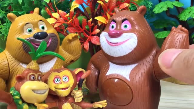 光头强冤枉跳跳熊大熊二集齐森林伙伴找小偷!