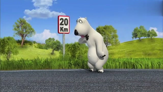 倒霉熊:倒霉熊太渴,无意间参加比赛,却因为想喝水错过了第一名