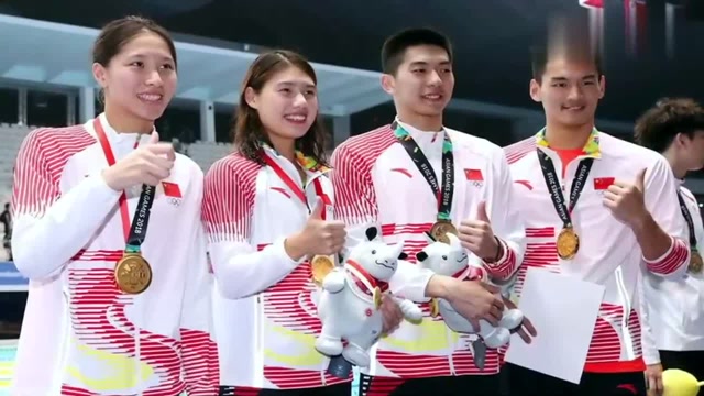 徐嘉余率队创混合泳接力亚洲纪录 朱梦惠直言把日选手游哭了