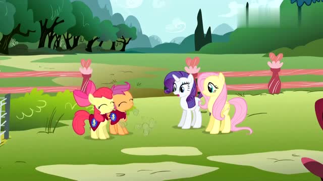 小马宝莉:珍奇感谢柔柔帮她照看三只小马宝宝!