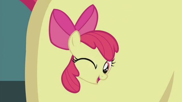 《小马宝莉》会眨眼的可爱标志!苹果丽丽有两个可爱标志!