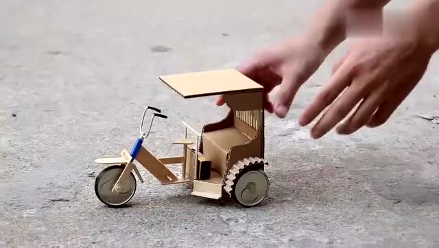 牛人教你在家自制三轮车,跑起来还真不赖!