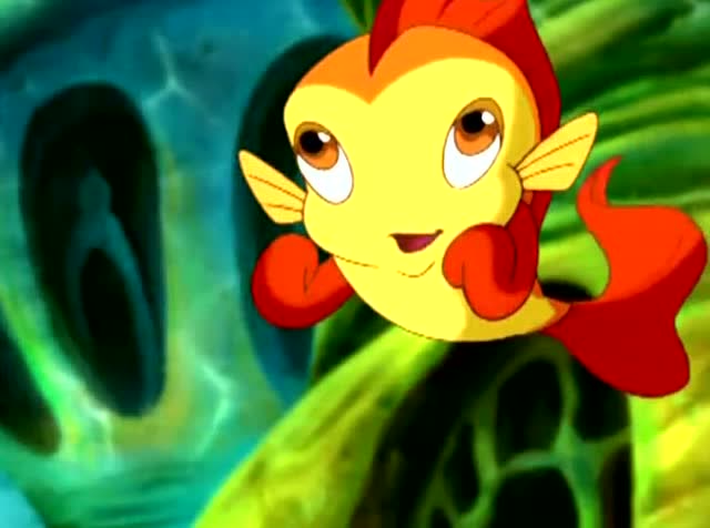 《小鲤鱼历险记》泡泡日思夜想见到真龙,便在鲤鱼湖种满了刺刺球