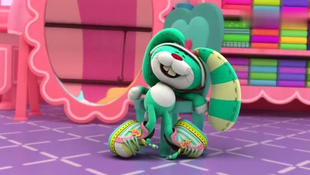 彩虹宝宝:兔叨叨抱怨鞋子太重,跑都跑不动了