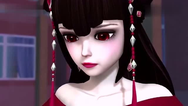 齐娜用宝剑对付舒言,齐娜的宝剑还会转弯