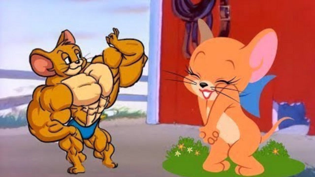 猫和老鼠:老鼠变"巨人",博取美女欢心!