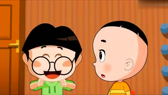 大头儿子和朋友两真是白日做梦呢