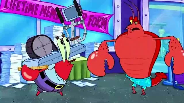 虾霸开了一家健身房蟹老板很开心又要开始占小便宜了