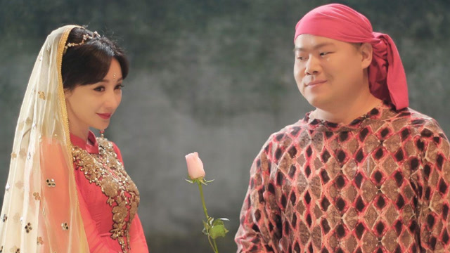 柳岩岳云鹏合体"扮鬼脸",小岳岳胳膊惹争议!网友:老实点