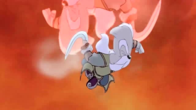 虹猫蓝兔七侠传:白猫用出来了火舞旋风第十式,坏蛋们遭殃了
