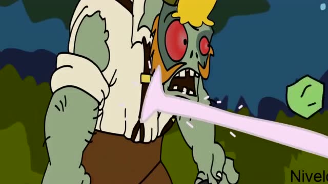 pvz动画:面对杀红眼的伽刚特尔,植物能抵挡住吗