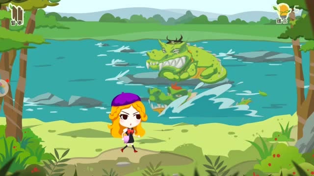 史小坑爆笑解谜:美女过河遇鳄鱼,结果懵了?