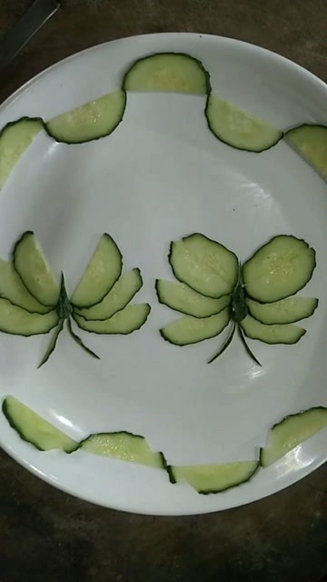 黄瓜切的蝴蝶,不仅好看还挺好吃