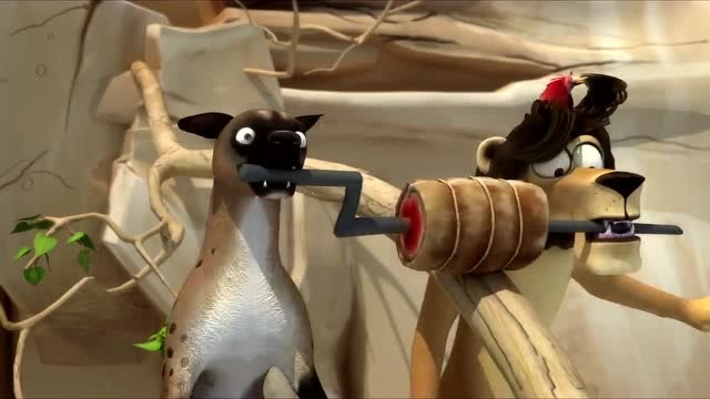 狮子王里昂狮子王就这点能耐在地上打滚肉没了吧