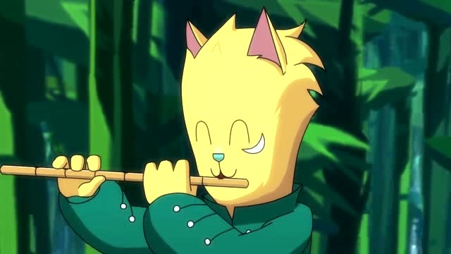 京剧猫:荣光一个人静静的催着笛子,笛声听着有些悲伤