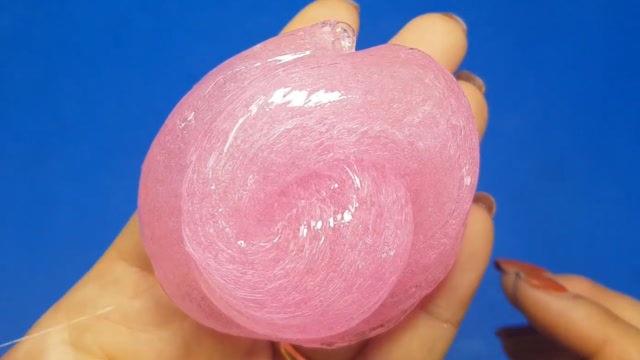 用洗发水制作少女心满满的粉红色水晶泥史莱姆,无硼砂无色素