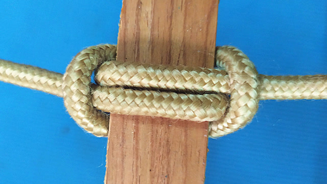 游乐秋千结又叫架板结!秋千绳结的打法!