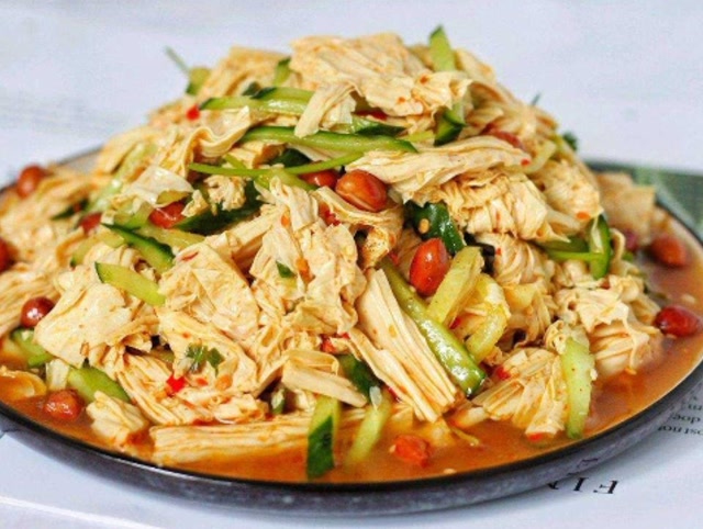 美味食谱——捞汁腐竹