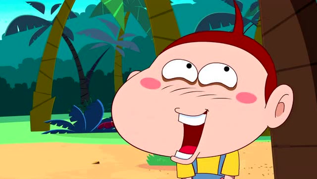 阿u之爆笑校园:男人婆叫阿u用绝招,把充气船打起来!