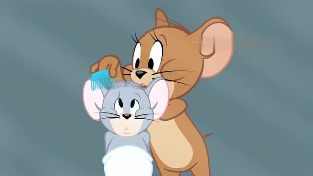 猫和老鼠:小老鼠给妹妹做起了新发型,要去美美的拍照