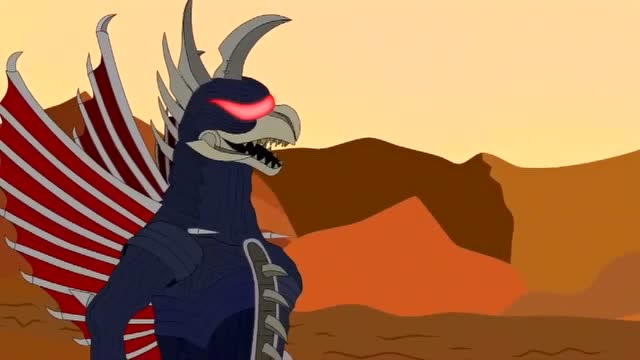 动漫特效:哥斯拉大战盖刚