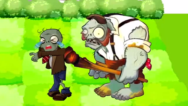 植物大战僵尸:小僵尸哭着把僵尸王找来了